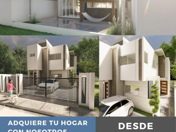 CASAS DE VENTAS EN PLANO DE 2 Niveles, NUEVA, CONFORTABLE, MODERNA UBICADA EN LA URB. ALONZO EN NAGUA