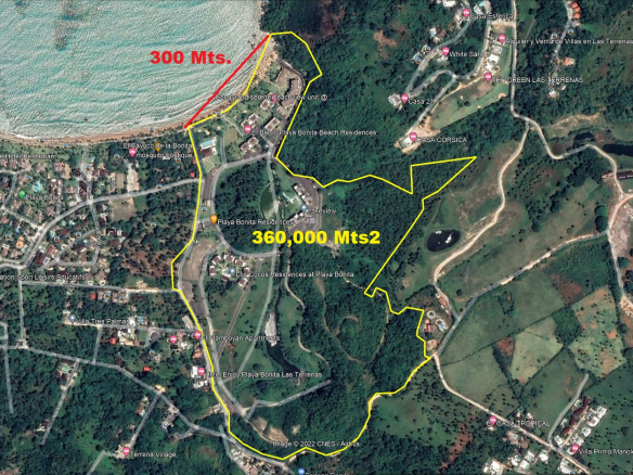 Vendo Terreno en Primera Linea de Playa con Campo de Golf, Cancha de Tennis, control de acceso y Seguridad Privada 24/7, Las Terrenas.