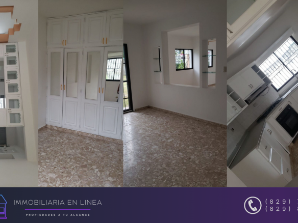 SE ALQUILA CASA CON PATIO EN (NAGUA)