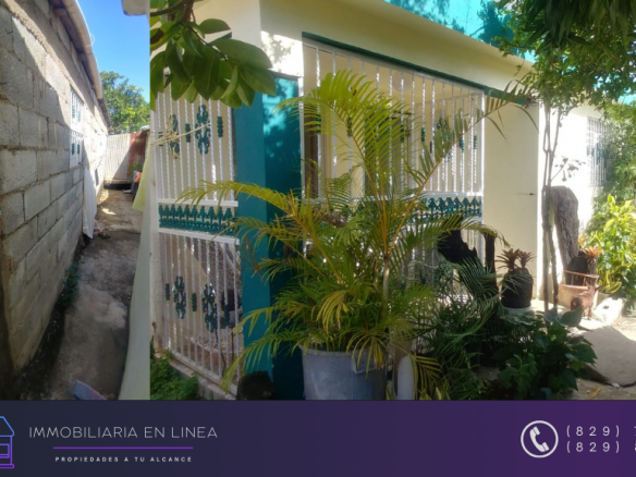 SE VENDE CASA EN SAN JOSE DE VILLA (NAGUA)