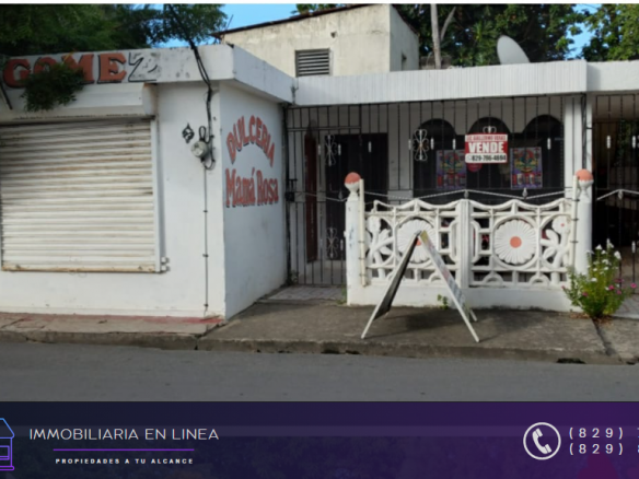 SE VENDE DOS CASAS EN CALLE SÁNCHEZ (NAGUA), UTIL PARA CUALQUIER PLAZA COMERCIAL