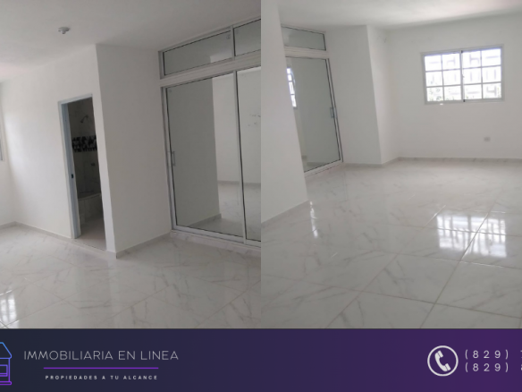 SE ALQUILA APARTAMENTO SEGUNDO NIVEL NAGUA CAMPO CLUB