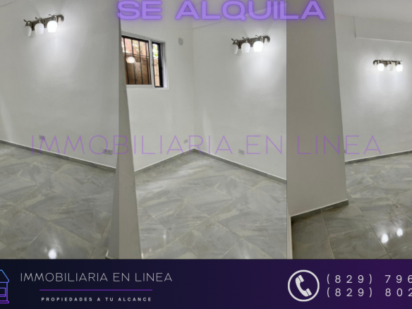 SE ALQUILA CASA DE UNA HABITACIÓN EN 10 MIL PESOS AL MES