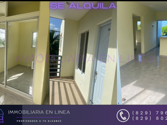 SE ALQUILA APARTAMENTO NUEVO CON EXCELENTE UBICACION EN ZONA TRANQUILA SEGUNDO NIVEL EN KM3