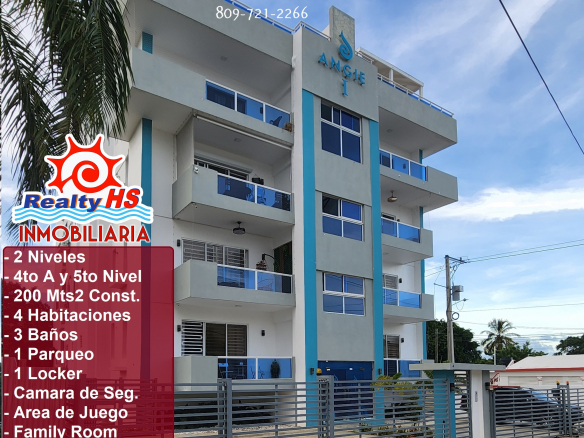 PENTHOUSE DE VENTA EN NUEVA NAGUA RESIDENCIAL ANGIE 1