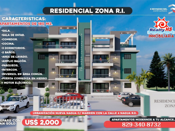 Apartamentos De Lujos de Venta en Fase de Construcción Nueva Nagua 2