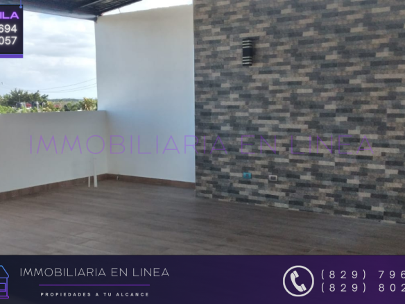 SE ALQUILA APARTAMENTO TERCER NIVEL EN LOS MAESTROS