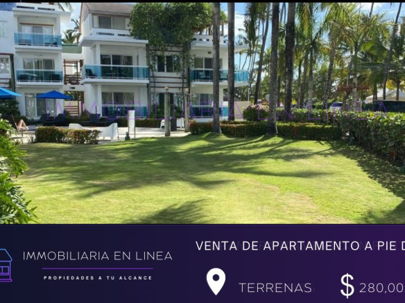 GRAN APARTAMENTO EN VENTA EN PLAYA COLIBRI – LAS TERRENAS