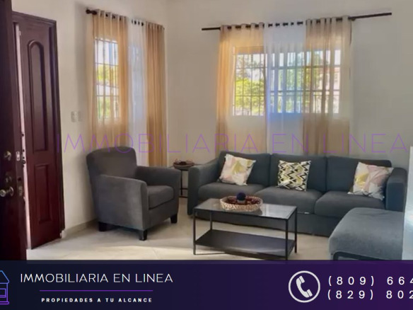 VILLA TOTALMENTE AMUEBLADA EN RIO SAN JUAN POR 8.5 MILLONES