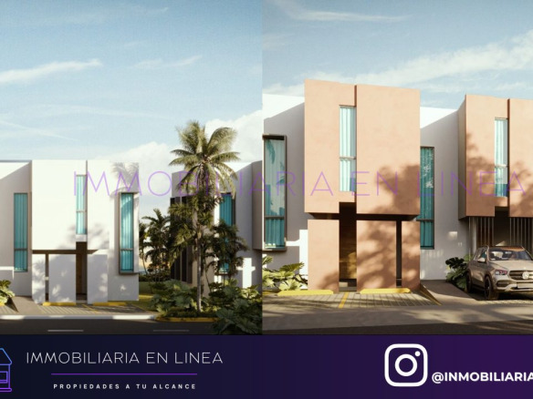 Townhouses En Venta En Punta Cana A Partir De Usd$216,000.00 (actualmente En Plano)