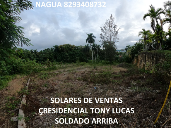 SOLARES DE VENTAS EN NAGUA, ZONA RESIDENCIAL SOLDADO ARRIBA SOLARES DESDE 275.18 Mts2