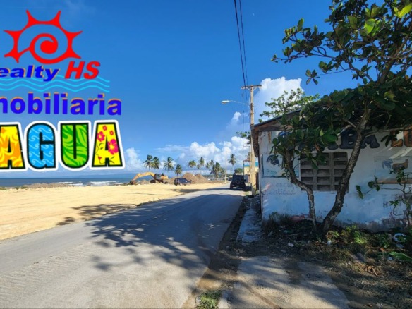 Solar de Venta en el Malecón de Nagua de 280 Mt2, Título Deslindado