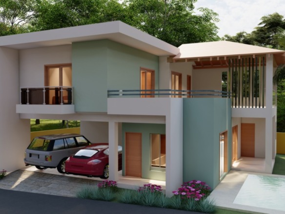 CASA EN PLANO EN VENTA EN CERROS DE LA BAHIA, NAGUA MARIA TRINIDAD SANCHEZ.