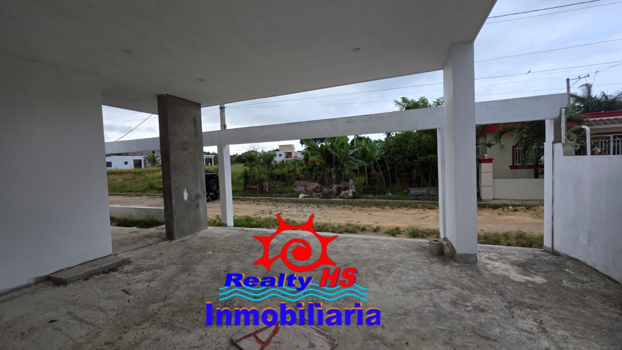 CASA AMARILIS DE VENTA EN URB. ALONZO EN NUEVA NAGUA, NAGUA MARIA TRINIDAD SANCHEZ REPULICA DOMINICANA.
